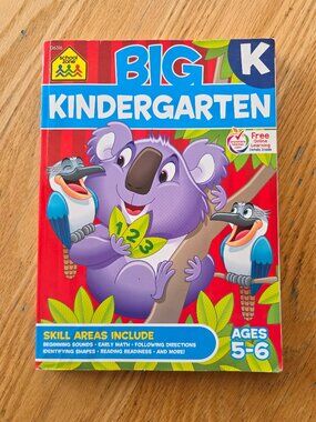 NWOT School Zone Big Kindergarten Workbooks
